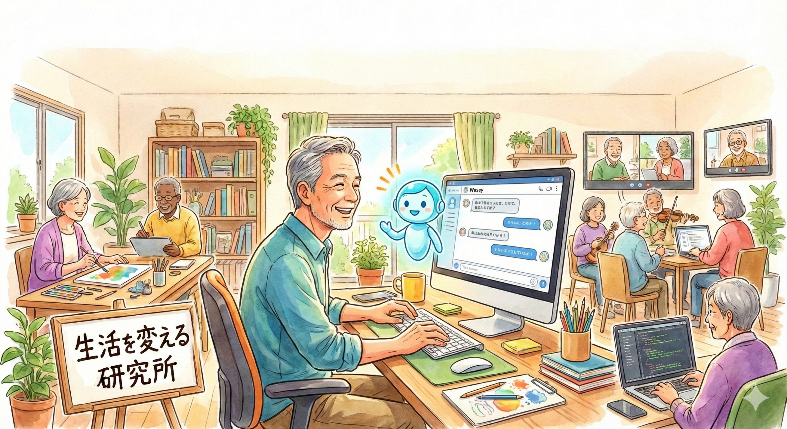 60歳からの40年を
「実験」として楽しもう