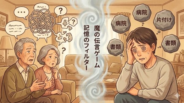 なぜ親との会話は「伝言ゲーム」になってしまうのか？ 家族を疲れさせる「記憶のフィルター」の正体